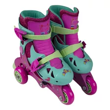 Trolls Glitter - Patines Convertibles 2 En 1, Talla Junior 6