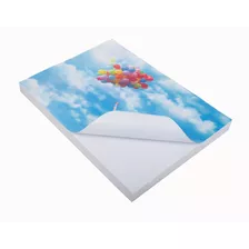 20 Folhas Papel Foto Glossy Adesivo A6 135g (10,5x14,8cm)