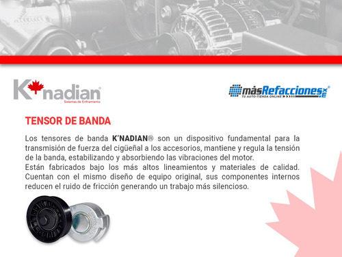 Tensor Banda Accesorios K-nadian M Roadster L6 3.2l 99 Al 02 Foto 4