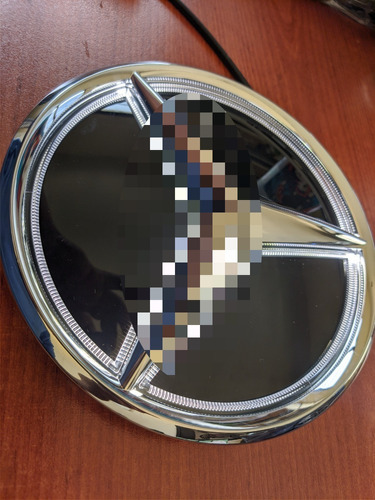 Emblema Led Parrilla Mercedes Benz Glc Gle Gla  Plano Espejo Foto 3