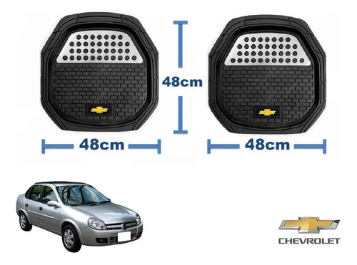 Tapetes Logo Chevrolet + Cubre Volante Chevy Monza C2 04a08 Foto 5