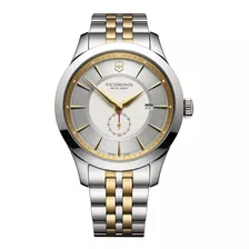 Victorinox Reloj Alliance Large 44, Color Oro Color De La Correa Acero Color Del Bisel Plateado Color Del Fondo Plateado