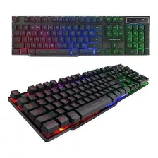 Teclado H'maston Ak-600 Game Com Led Retroiluminado Rgb 