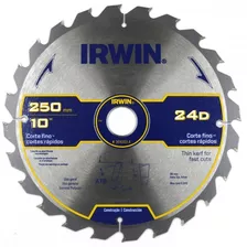 Irwin Disco Sierra Circular 10 X 24t - 364002la - Lenmex