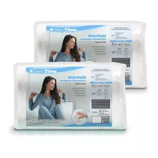 Combo X2 Almohadas Inteligentes 70x40 Con Funda - Tualmohada