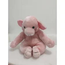 Pelúcia Porco Da Parmalat Rosa Sem O Leitinho 28cm