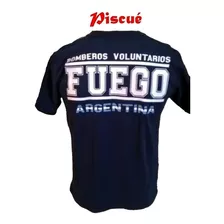 Remera Estampada Para Bomberos!!!! Modelo 44 Piscué