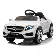 Carrinho Elétrico Infantil Mini Mercedes C/ Controle Branco