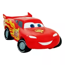 Carrinho Disney Carros Mcqueen Vinil 15cm