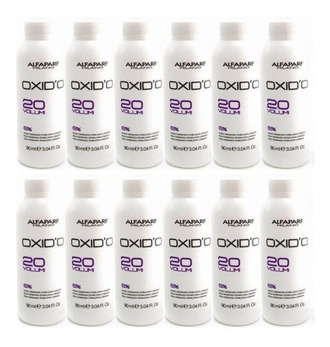 $14.890 - Agua Oxigenada Alfaparf Crema Oxidante 20 Vol 90ml Promo X12