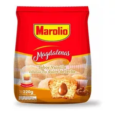 Pack X 6 Unid. Madalenas Con Dulce De Leche 220 G Marolio