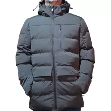 Campera Impermeable Capucha Desmontable Parka Puffer Legacy