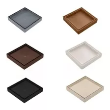 Ralo Oculto Invisível De Embutir 15x15 P Piso E Porcelanato. Cor Marrom