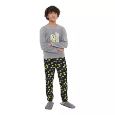 Pijama Niño Teen Gris Corona