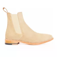 Botín Chelsea Boots Bach Handcrafted Oro Los Angeles Negras