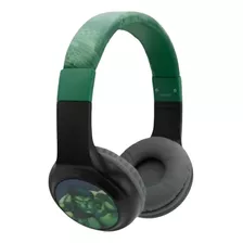 Audifonos Inalambricos Bluetooth Diseño Marvel Hulk Verde