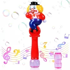 Maquina Burbujas Niños Payaso Con Música Y Luces En Stock!!