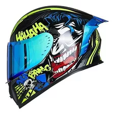 Casco Integral Para Motocicleta Ilm Con Viseras Y Aletas T