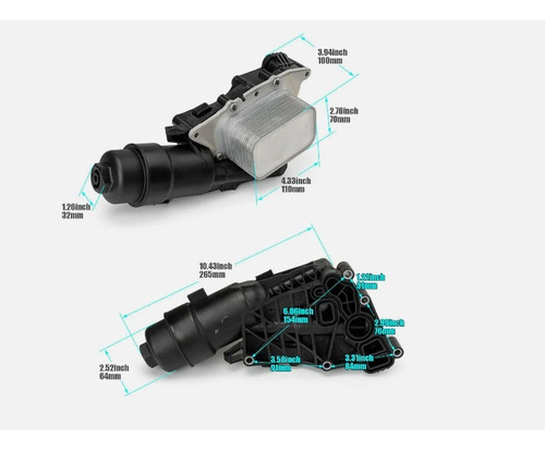 Enfriador Base De Filtro De Aceite Mini Cooper Bmw Foto 2