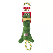 Kong Tugger Knots Frog M / L Color Verde