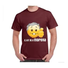 Playera Amlo Pejemoji Morena ¡pidela Con Tu Nombre!