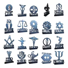 Emblemas De Mesa Símbolos, Logo De Profissões, Escolha A Sua