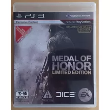 Jogo Ps3 - Medal Of Honor (limited Edition) -ir-