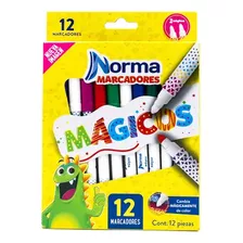 Plumones Magicos Norma Lavables Marcadores Utiles Escolares