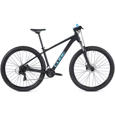 Bicicleta Mountain Bike Rodado 29 - Cube Aim 2022-23 Color Black/blue Tamaño Del Cuadro L