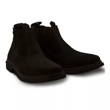 Bota Botina Masculina Trabalho Couro Nobuck Preto Pro Tork