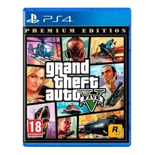 Gta 5 Premium Ps4 Grand Theft Auto V Mídia Física Lacrado