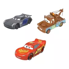 Cars X3 Rayo, Mate, Storm Autos Fricción 13cm Disney 7156