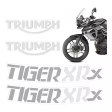 Adesivo Tanque Triumph Tiger 800 Xrx Moto Escura - Genérico