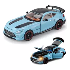 Benz Amg Gtr Miniatura Metal Coche Colección Regalos 1/18