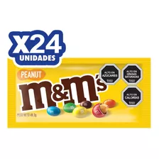 M&m Chocolate Con Leche Y Maní 49g X 24un.