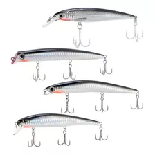 Señuelos Rigidos Para Pesca De Corvina O Salmon - Pack De 4.