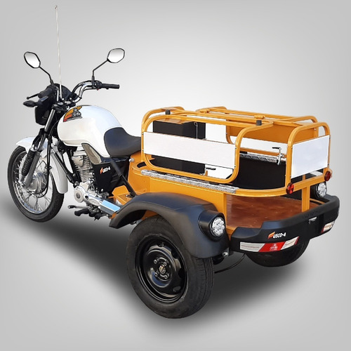 Triciclo De Carga Fusco Gás4 - Faz 30km/l - Transporta 300kg