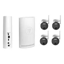 Swann Wifi 8 Canales 4 Cámaras Inalámbricas 4k -luz Alexa