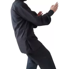 Combo Kung Fu Tai Chi: Blusão Yifu Brim + Calça + Sapatilha