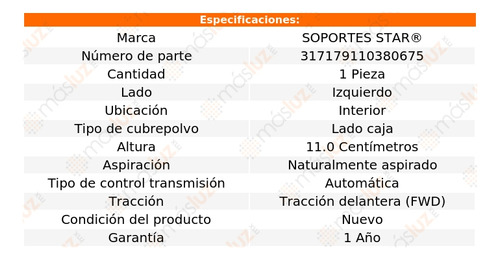 1- Cubre Polvo Lado Caja Int Izq Neon L4 2.0l 95/97 S Star Foto 2