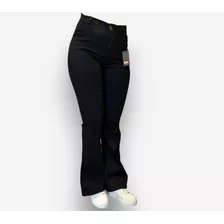 Pantalon Jean Oxford Negro Largo 