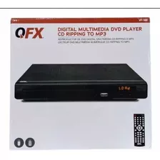 Reproductor De Dvd Multiregion Qfx Con Radio Fm Y Usb