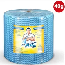 Pano Multi Uso Azul Picotado Rolo 40g 30cmx300m