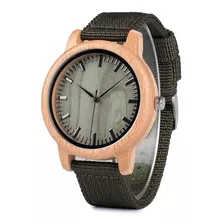 Reloj De Madera Bobo Bird D11 Bambú Tela