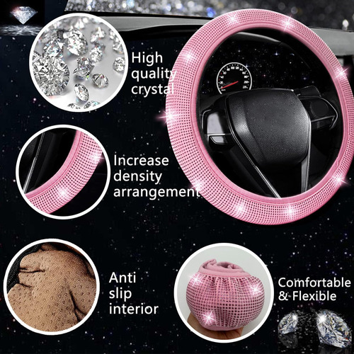 Funda Protector Cubre Volantes Universal Diamante Mujer Set Foto 5