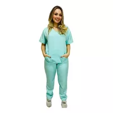 Conjunto Pijama Cirúrgico Scrub Microfibra Gabardine