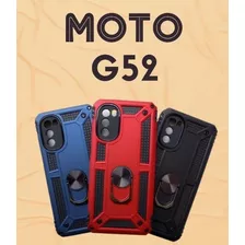 Funda Anillo Magnetico P Motorola G52 Incluye Mica Crist