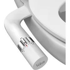 Bidet Adaptable Para Inodoro Veken Doble Boquilla - Plateado