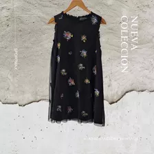 Vestido Línea A Bordado Importado. Sportmax Code