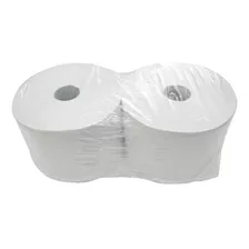 Rollo Bobina Toalla Papel 25cm X 400m Blanco Limpiamanos X1